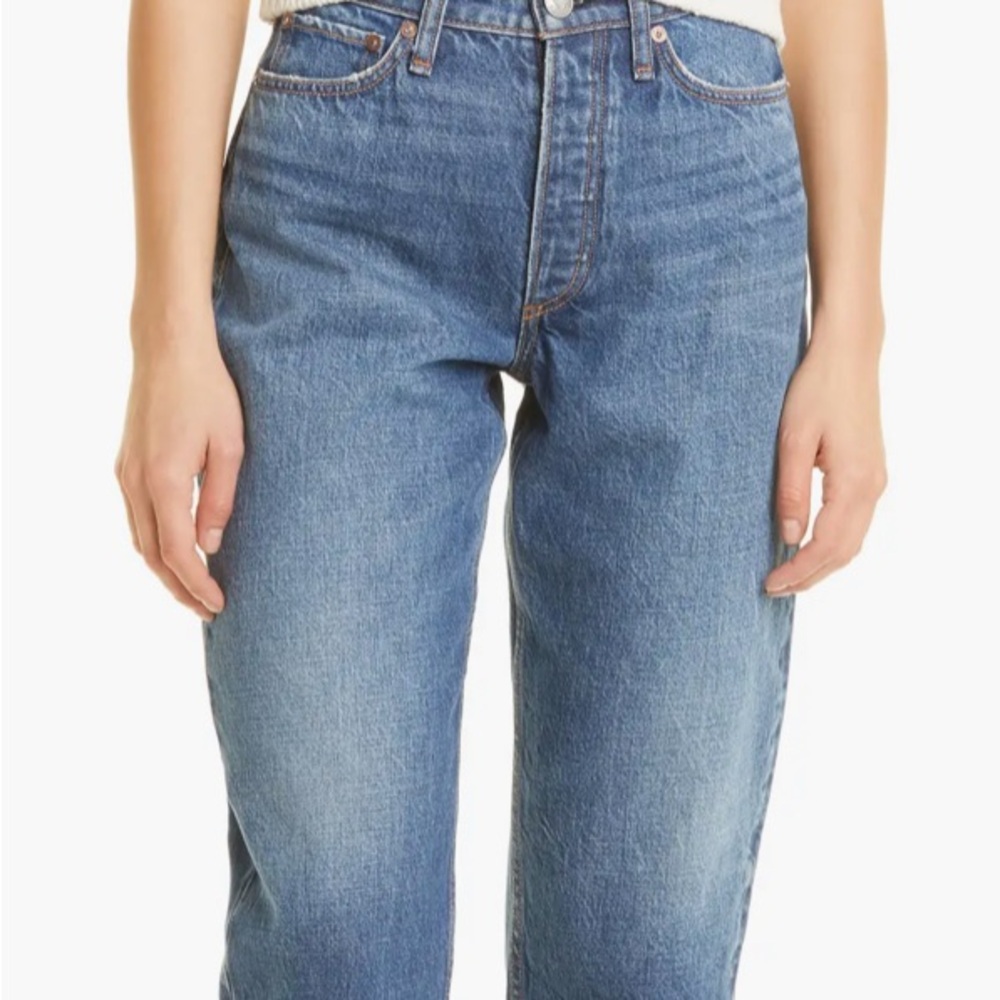 NWT Rag & Bone Alissa High Waist Barrel Leg Crop Jeans